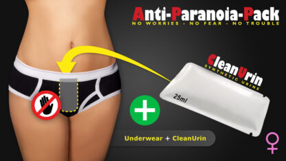 Anti-paranoia pack = Girl-Slip + 1x CleanUrin